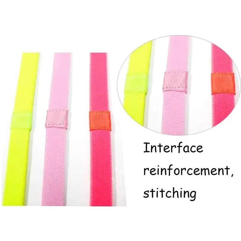 3-Pack Elastic Absorbent Sweat Bands for Sports & Outdoor Exercise - Non-Slip Headbands