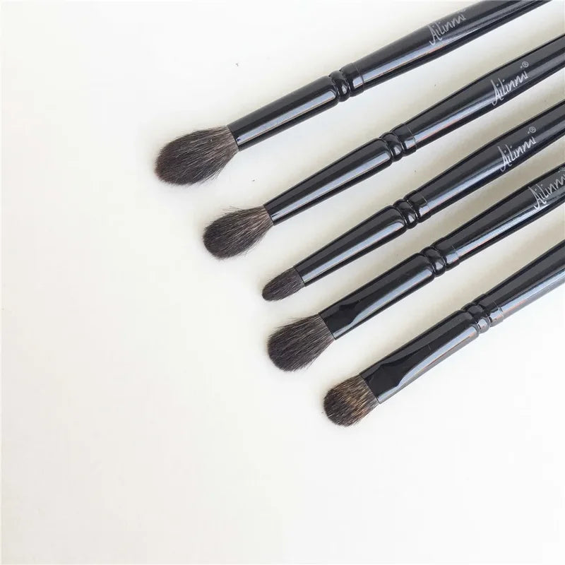 Professional Makeup Brush Set with Face, Eye, Powder & Blush Brushes - Multiple Handle Colors