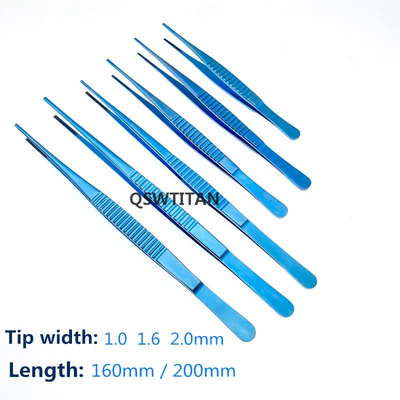 Titanium Vascular Pliers Forceps Cardiac Dissecting Microsurgical Instruments