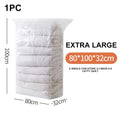 Large Capacity Vacuum Storage Bags for Clothes & Blankets - Space Saver Compression Set