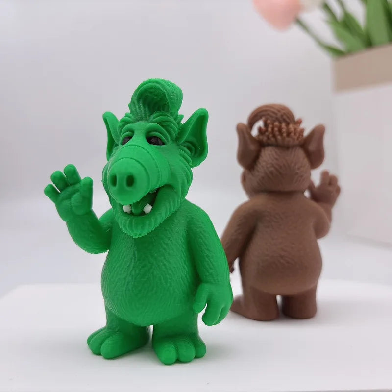 3D Alien Waving Decoration Ornament - Furry Garden & Home Sculpture