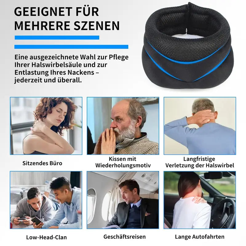 Anti-Snoring Neck Brace with Foam Support for Neck Pain & Shoulder Relaxation