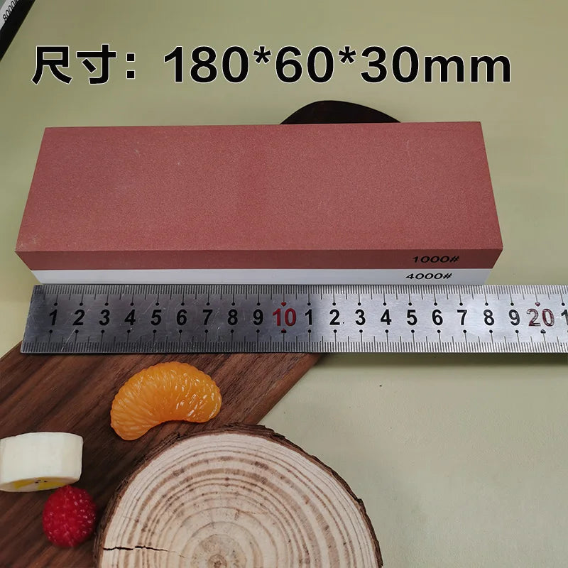 Knife Sharpening Stone Kit with Double-Side Whetstone and Non-Slip Base