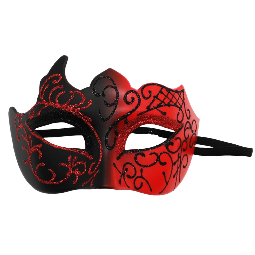 Men's Masquerade Mask with Elastic Straps for Carnival & Parties