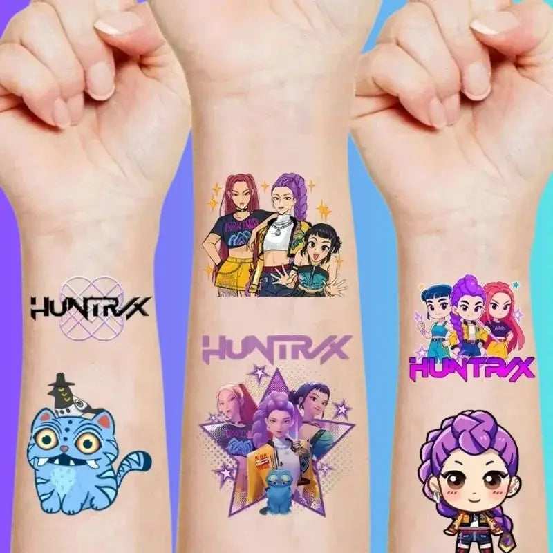 20pcs Cartoon Temporary Tattoo Stickers for Party & Gift Giving