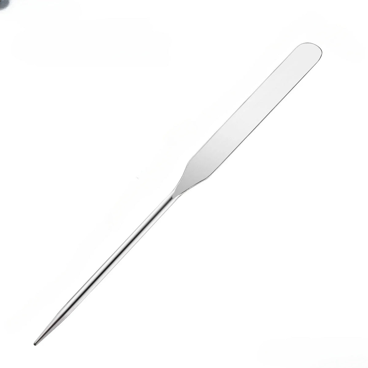Stainless Steel Makeup Mixing Spatula Dual Heads Cosmetic Tool - Travel Friendly