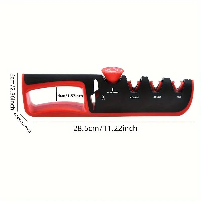 Kitchen Knife Sharpener with Adjustable Angle & Grinding Machine - Professional Whetstone