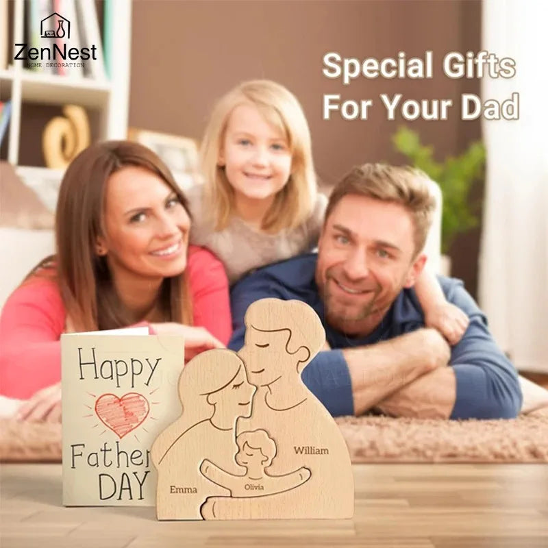 Personalized Wooden Home Decorations & Puzzles - Custom Gifts for Mother's Day & Father's Day