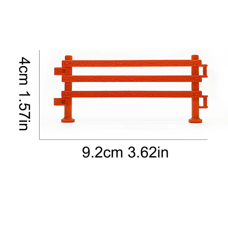 10-Piece Farm Ranch Fence Model Set for Sand Table DIY Children's Decor