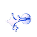 Implant Grade ASTM F136 Titanium Nose & Body Piercing Jewelry 16G Labret Lip Ear Studs