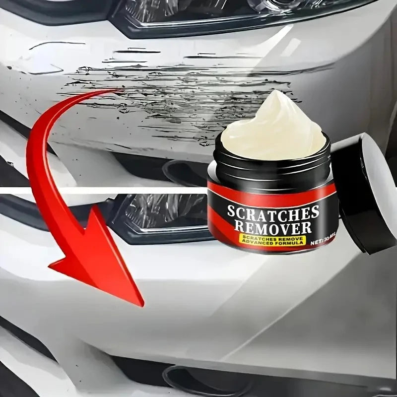 Car Plastic Restorer and Trim Polish Wax for Interior & Tires - Scratch & Anti-Aging Repair