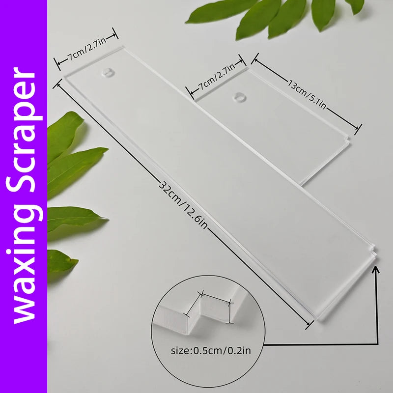 Snowboard Wax Scraper Double-Sided Maintenance Tool for Ski & Snowboard Tuning