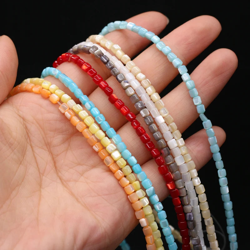 Natural Mother of Pearl Sea Shell Beads for Jewelry Making DIY Bracelets & Necklaces
