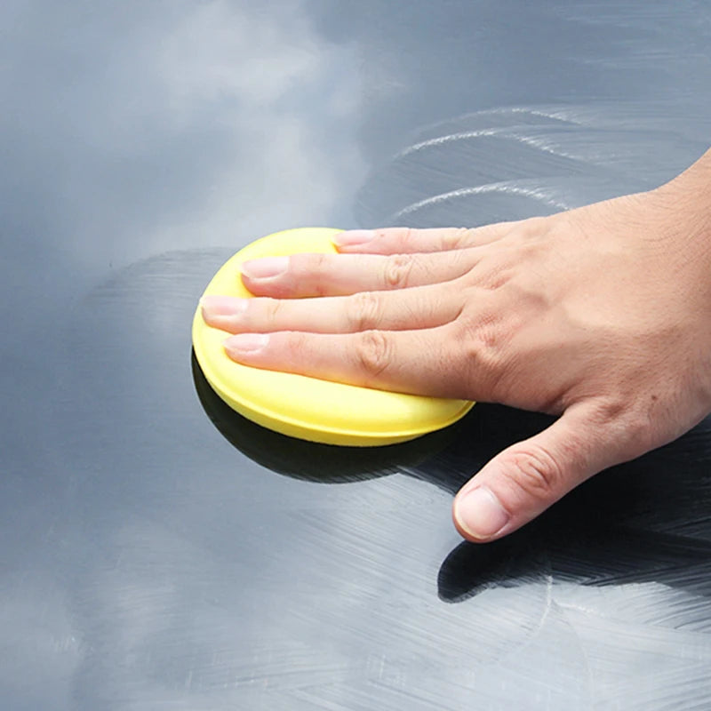 Car Waxing Foam Polish Sponges Set - Auto Detailing & Cleaning Pads