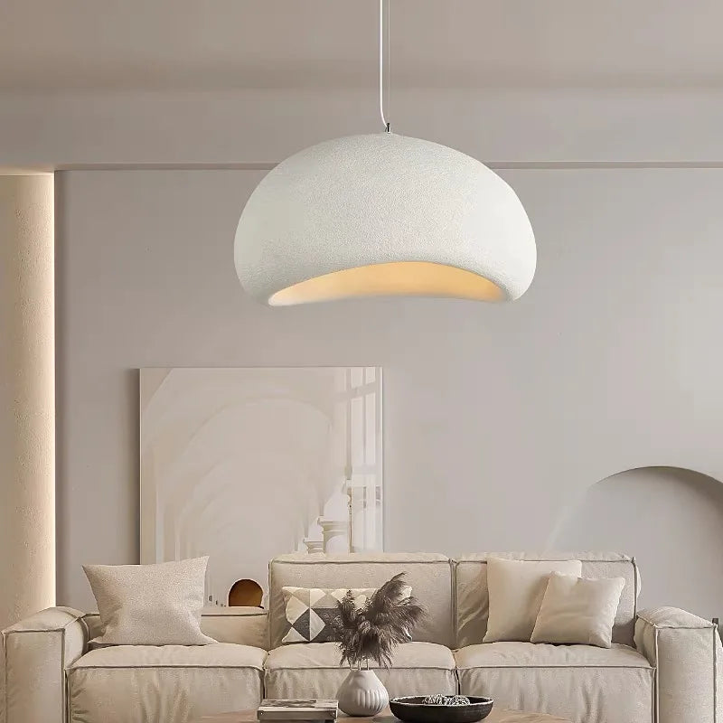 Modern LED Ceiling Pendant Light for Living Room Dining Bedroom Nordic Wabi Sabi Home Decor