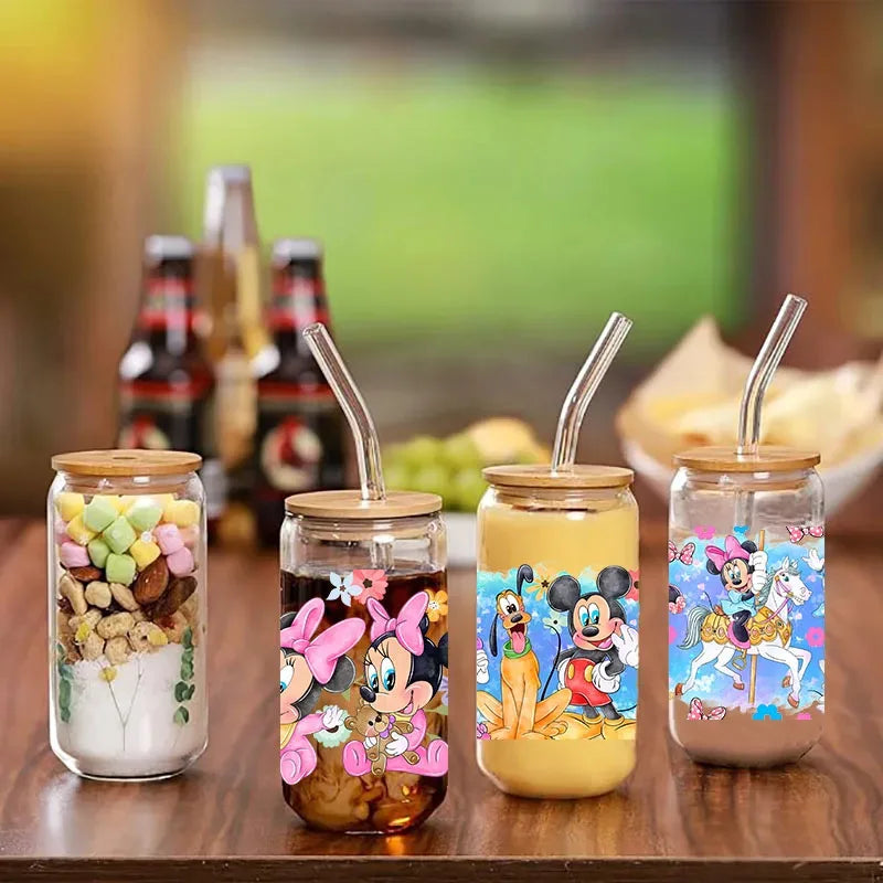 UV DTF Sticker Set for Tumblers - Waterproof 3D Decals for 16oz Cups