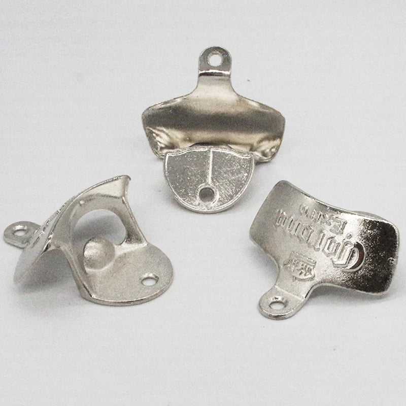 Wall Mounted Bottle Opener with Decorative Alloy Finish Wall Decor for Bar & Cafe
