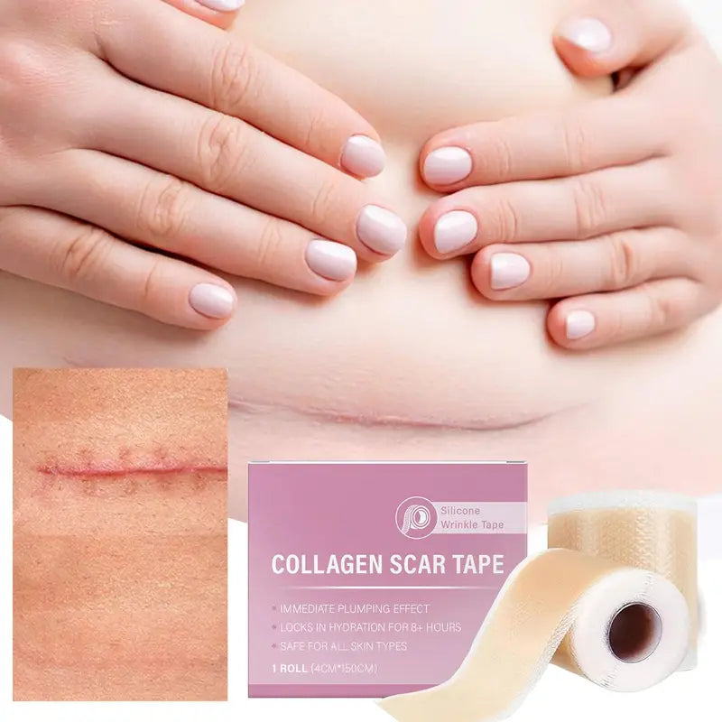 Silicone Scar Repair Tape Roll Waterproof Breathable Painless Scar Sheet
