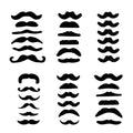 Fake Mustache and Beard Set - Assorted Styles Self-Adhesive Costume Accessories