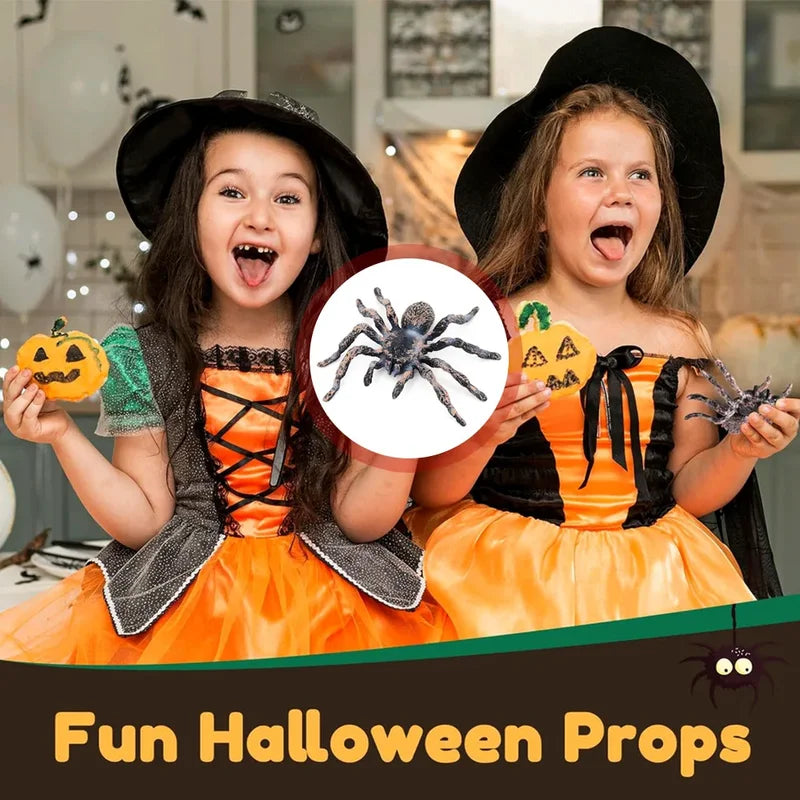 Realistic Fake Spider Prank Toy Halloween Decoration Halloween Trick or Treat Prop