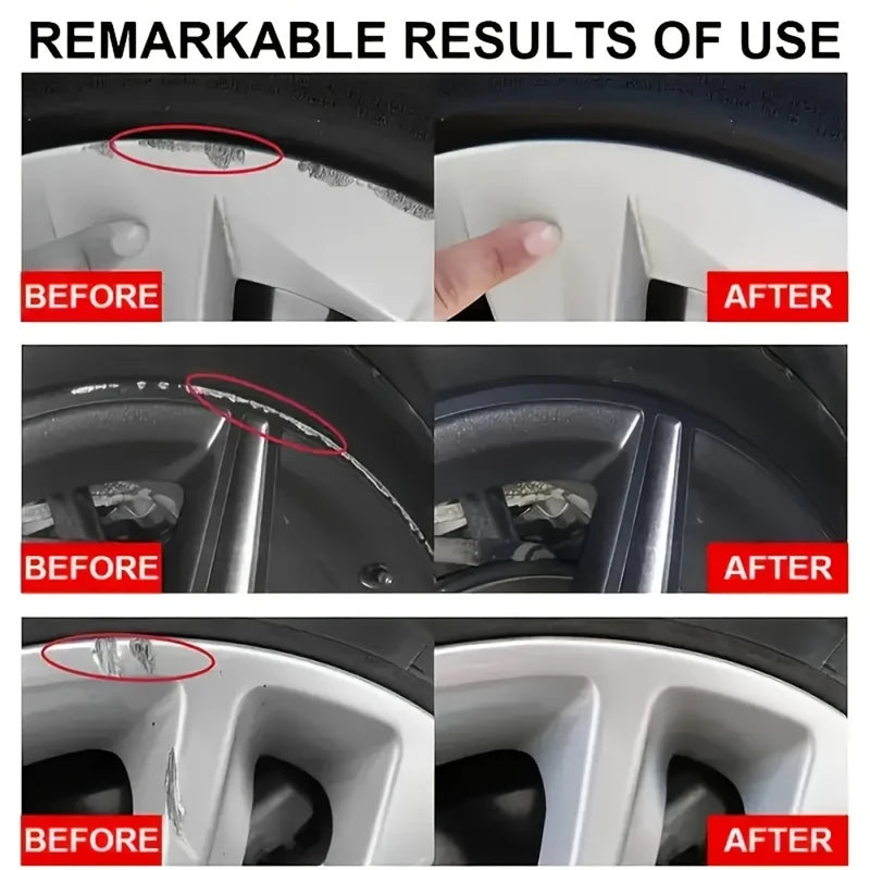 Car Hub Scratch Repair Wax Kit for Alloy Wheels - RVs, Motorcycles, Trucks