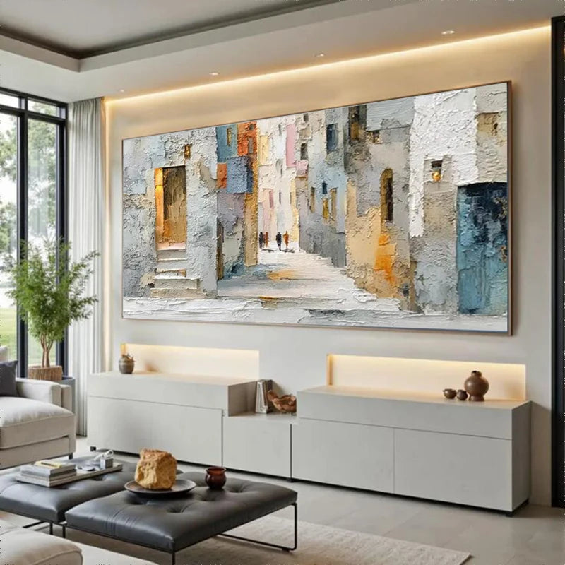Abstract Oil Painting Wall Art Canvas for Living Room Modern Decor