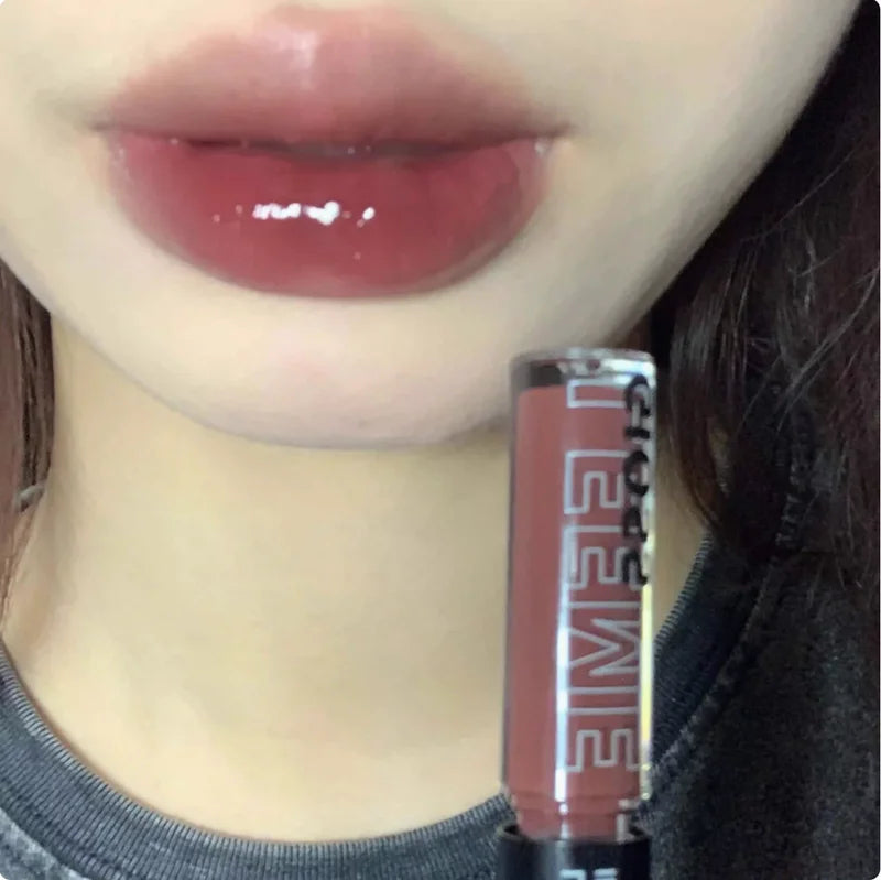 Double-End Liquid Lipstick Set - Matte & Gloss Finish, Hydrating Makeup