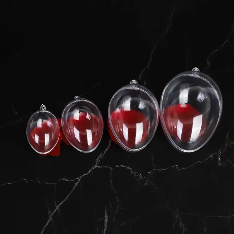 5PCS Easter Egg Party Supplies Plastic Hollow Hanging Favors Candy Box Home Decor