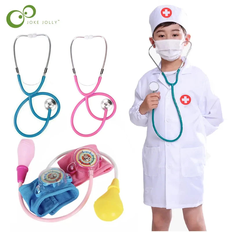 Children's Doctor Nurse Role Play Costume Set - Kids Cosplay Halloween Toy
