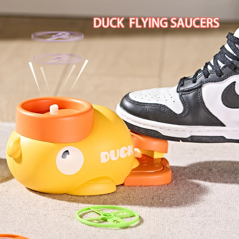 Kids Air Rocket Launcher Flying Disc Toy for Outdoor Play - Color Variations
