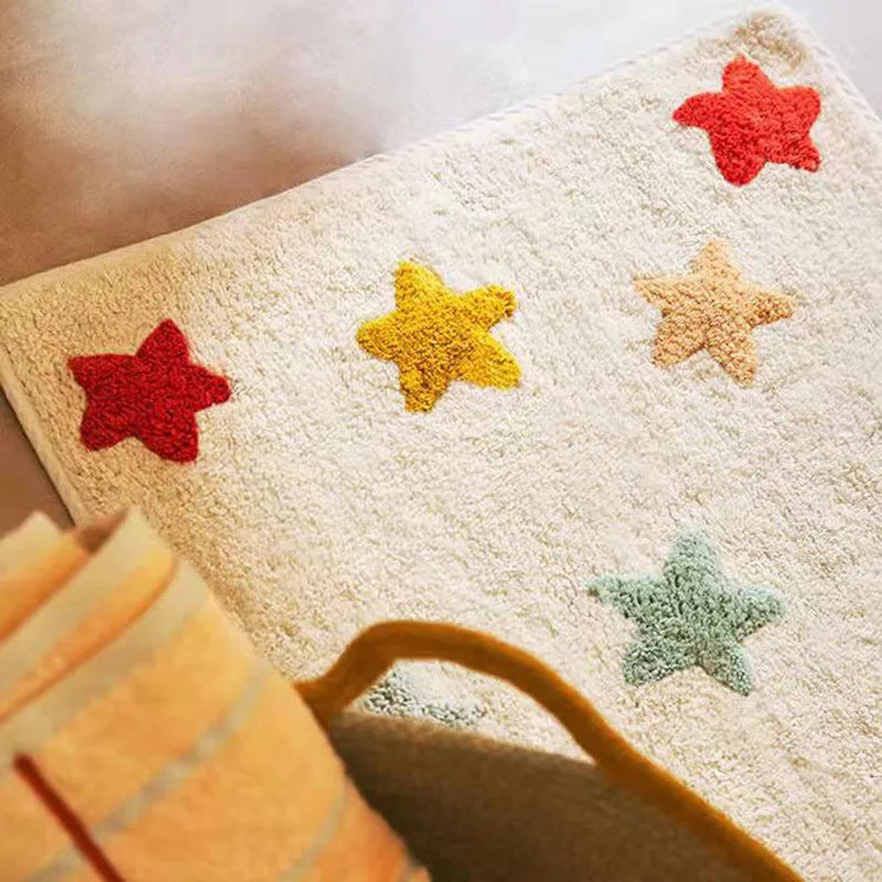 Imitation Cashmere Area Rug for Living Room Bedroom Study - Anti-Slip & Dirt-Resistant Home Decor