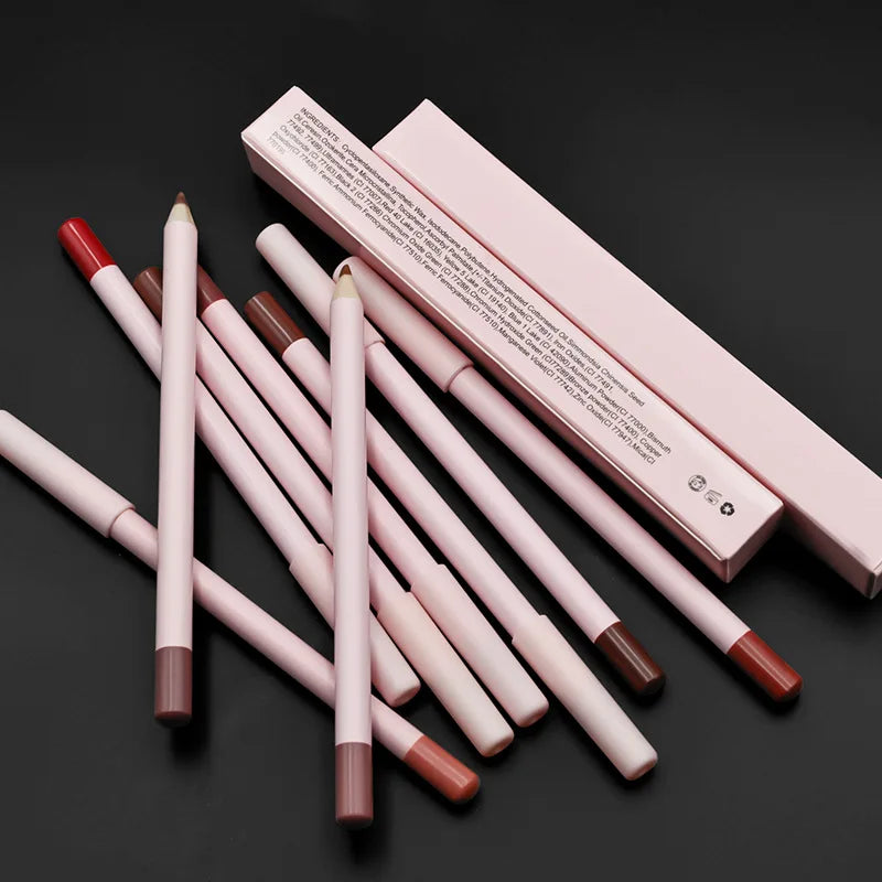 Vegan Waterproof Long Lasting Lip Liner Pencil - Matte, Custom Logo, Cruelty-Free