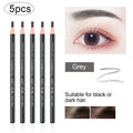 5pcs Microblading Eyebrow Pencil Set Waterproof Permanent Makeup Art Tint