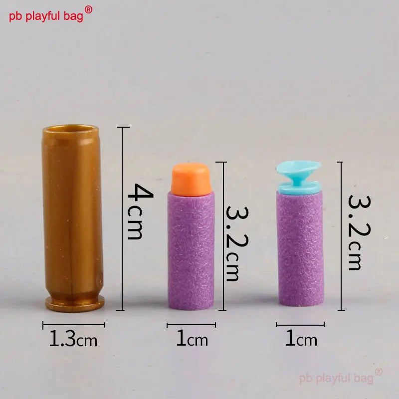 Foam Soft Bullet Toy Case for Outdoor Sports - Multi-Color, M416 Shell