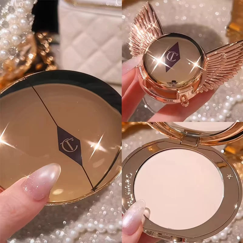 Facial Setting Powder with Lip Balm & Liquid Foundation - Flawless Makeup Fixing Spray