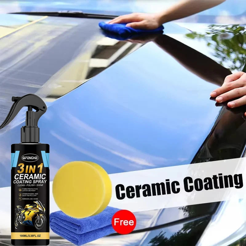 Car Nano Ceramic Coating Liquid Hydrophobic Anti-Scratch Car Wax Protectant