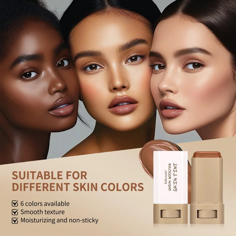 Hydrating Tinted Moisturizer Balm Stick with Sheer Coverage & Natural Glow