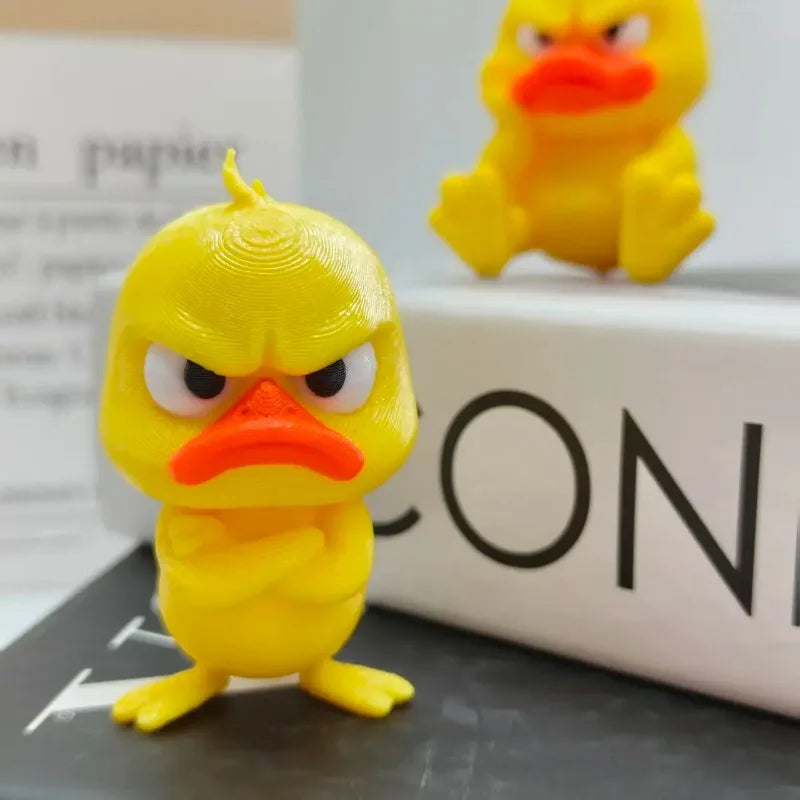 3D Printing Angry Yellow Duck Statue - Indoor & Outdoor Holiday Decor