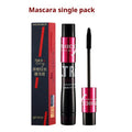 Waterproof Long-Lasting Curling Mascara Set with Fiber Infusion - Non-Smudge, Double Tube Design