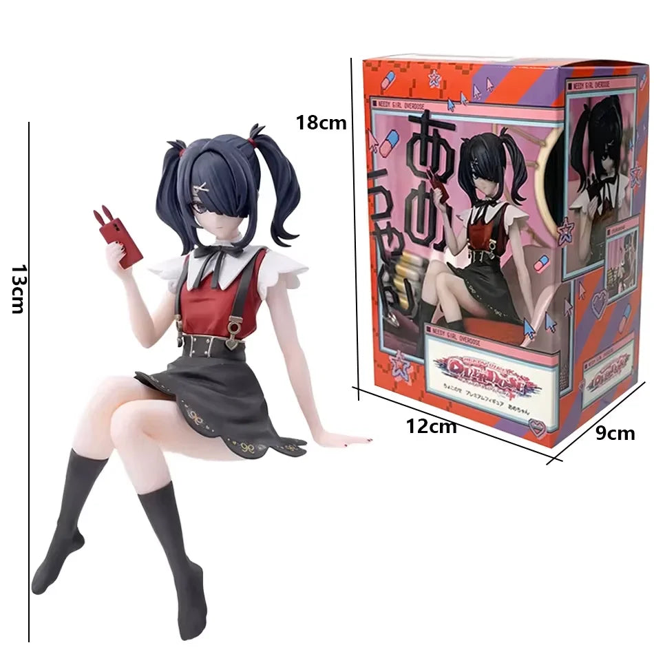 Anime Girl Action Figure Toy - Overload Kawaii Chibi Model with Multiple Colors