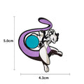 Mewtwo Anime Metal Pin Badge - Game Character Brooch for Bags & Clothing