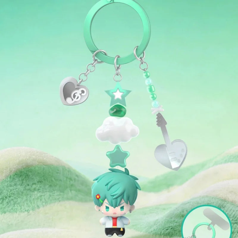 Alien Stage AAHS Series Rice Grain Chain Blind Box Keychain Anime Pendant with Phone Strap