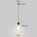 Minimalist Copper Chandelier for Bedroom Living Room - Luxurious Marble Finish