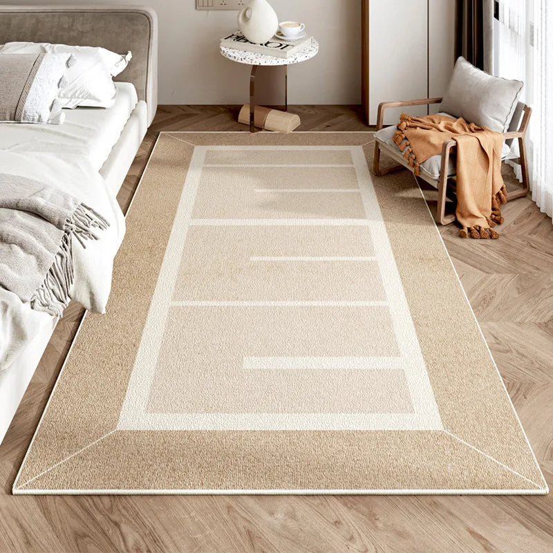 Minimalist Anti-Slip Floor Mat - Versatile Home Rug for Living Room, Bedroom & Kitchen