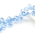 Crystal Beads for Jewelry Making 10x8mm Shiny Faceted Glass Beads
