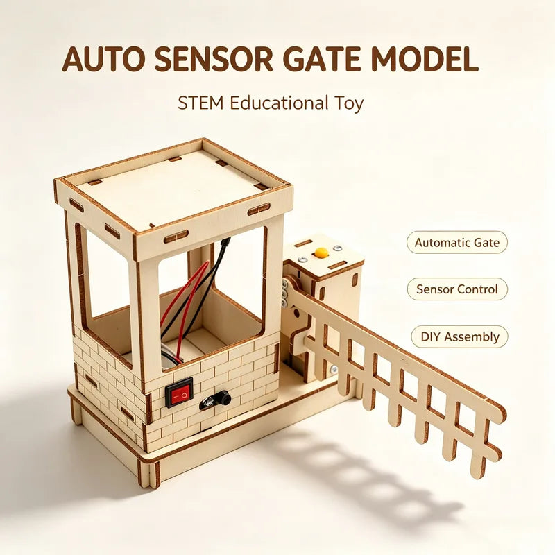 Children's DIY Science Experiment Models - Smart Sensor Door Kit Educational Toy