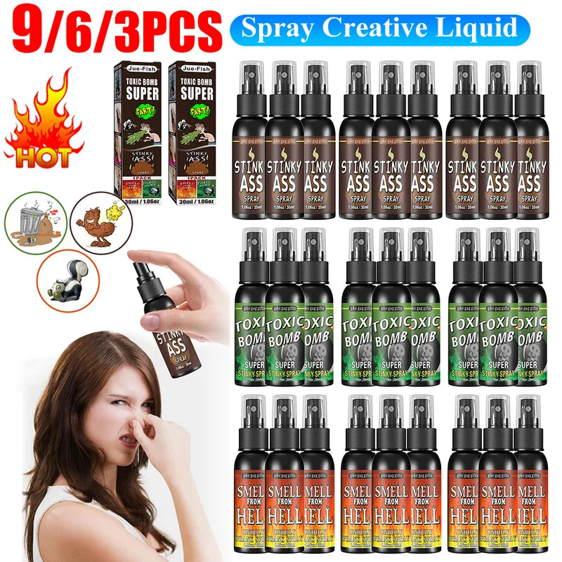 30ml Prank Fart Spray - Liquid Gag Joke Stink Bomb for Halloween and Parties
