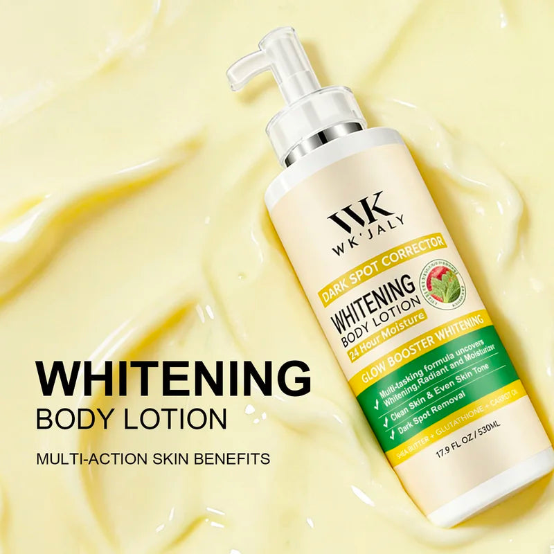 Whitening Skin Care Set with Carrot Oil & Licorice Brightening Serum - Hyperpigmentation Removal