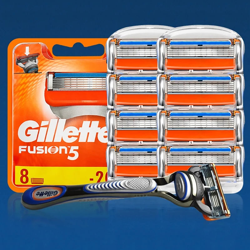 Men's Razor Blades Replacement Pack - Gillette Fusion 5 Safety Shaving Refills