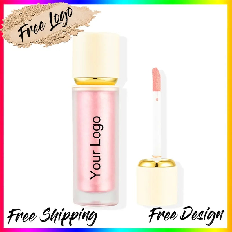 Liquid Highlighter Makeup - Vegan Contour Shimmer & Custom Logo Options